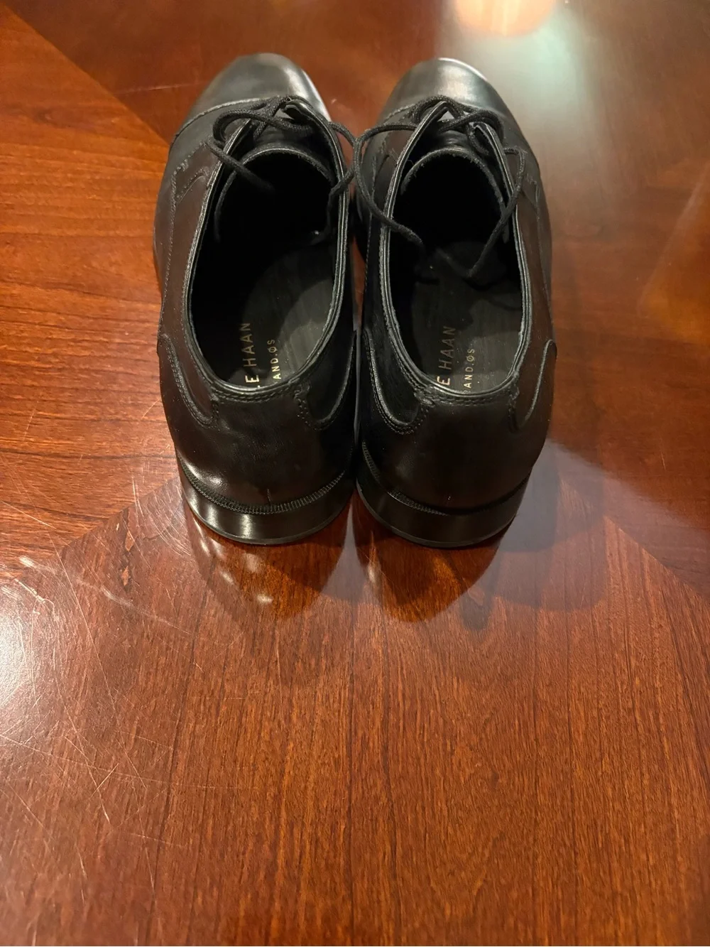 Cole Haan polished black